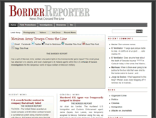 Tablet Screenshot of borderreporter.com